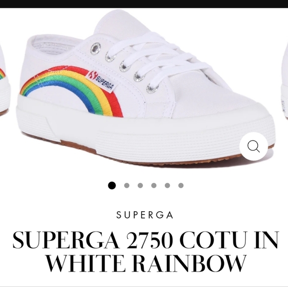 SUPERGA Embroidered Rainbow Sneakers - Picture 2 of 13
